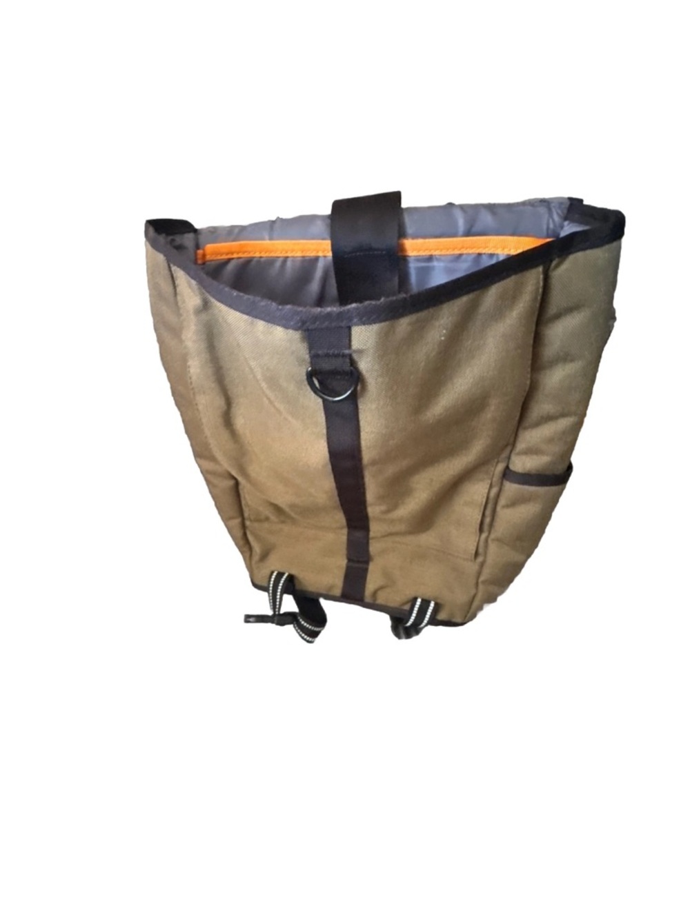 Chrome Industries Messenger Backpack Seatbelt Buckle Rolltop Laptop Bag Brown - Picture 5 of 6
